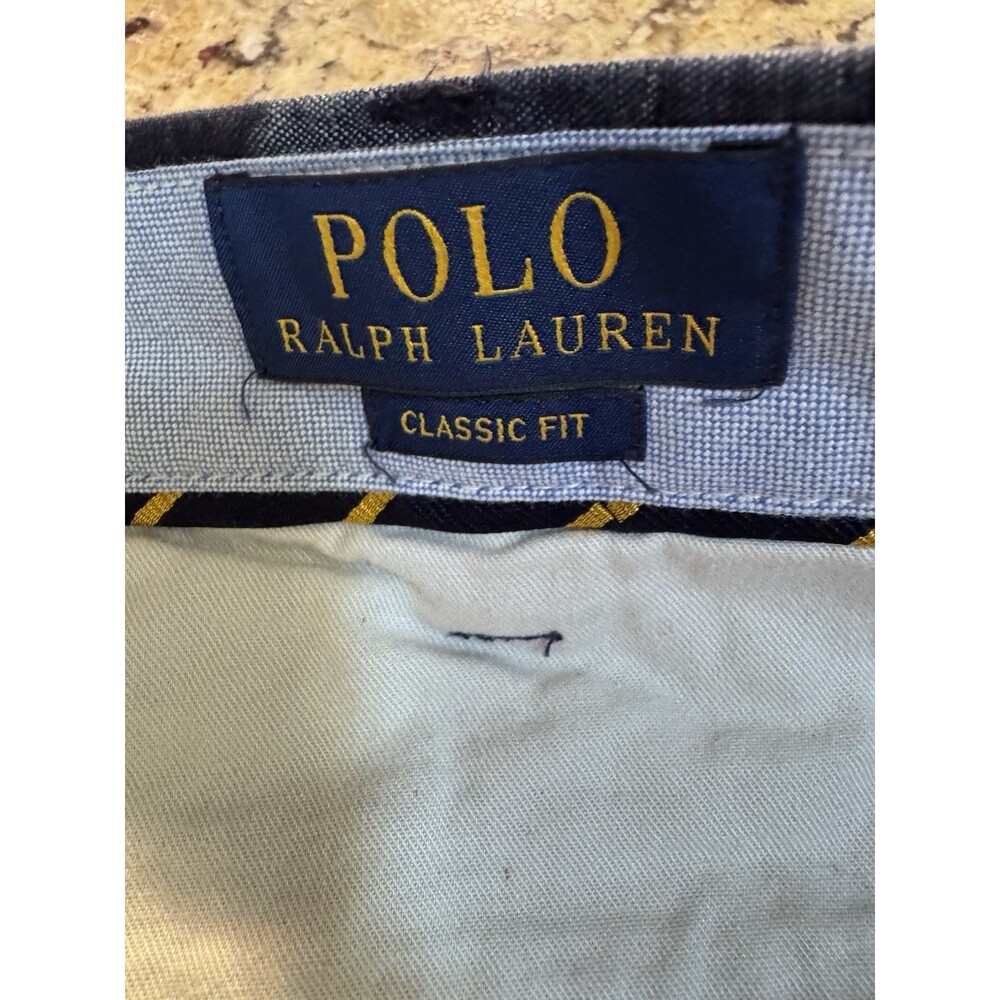 Polo Ralph Lauren Floral Shorts Mens 42 Classic Fit Hibiscus Blue Coastal Preppy - Picture 4 of 8